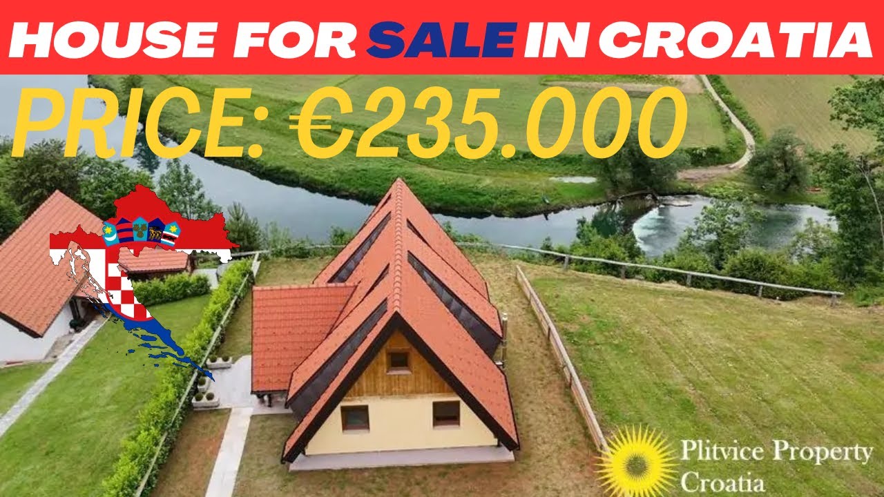 For River Lovers| Waterfront Property For Sale In Croatia| Rural Property For Sale In Croatia