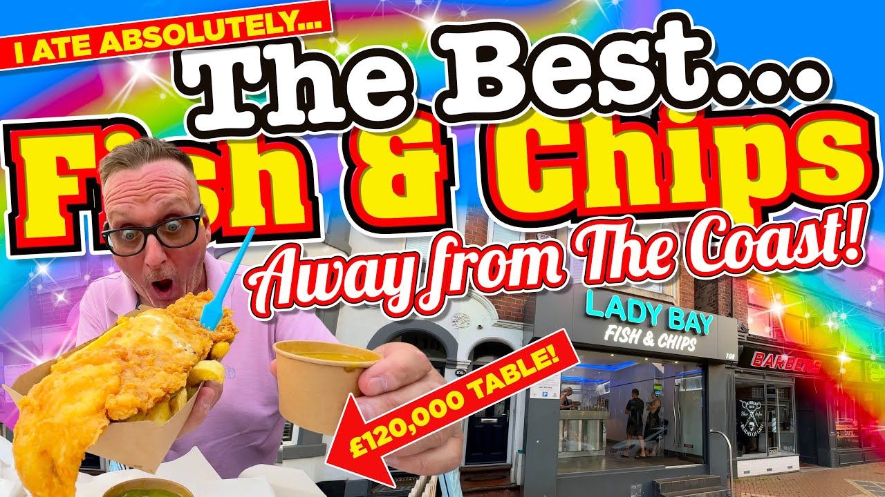 I ate ABSOLUTELY The BEST FISH & CHIPS away from The COAST off a £120,000 TABLE!