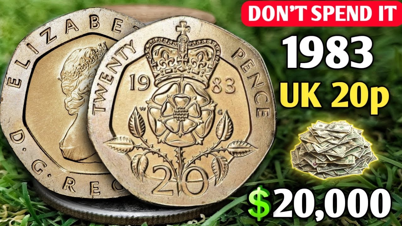 1983 UK Elizabeth II 20p 