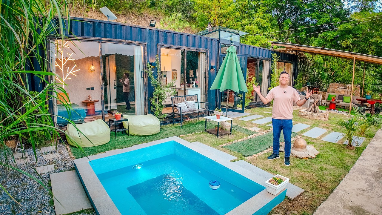 Casa Contenedor de 2 Habitaciones 🏡 | Recorrido Completo por Dentro
