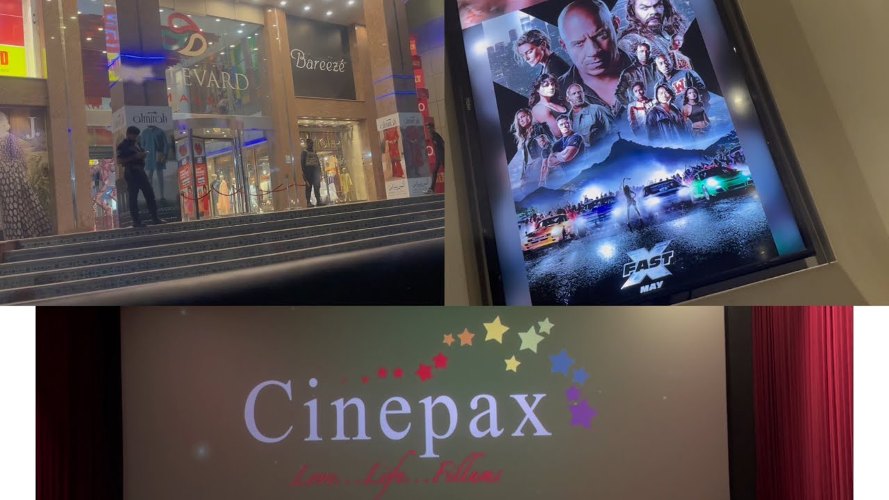 Movie Scene On Hai🎥| Must watch| boulevard mall cinepax✨| fast X👍🏻