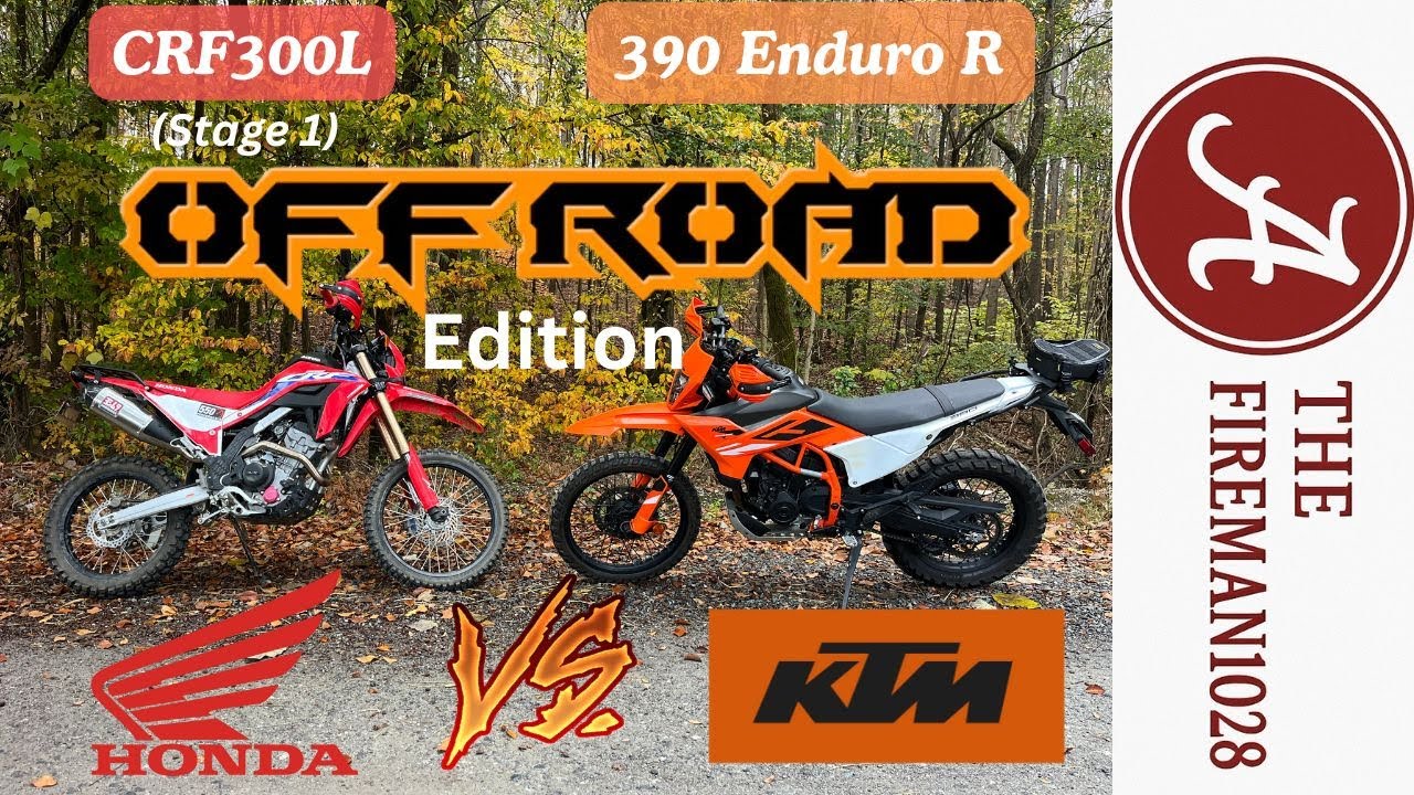 Проект KTM Killer: внедорожный тест Honda CRF300L Stage1 против KTM 390 Enduro R