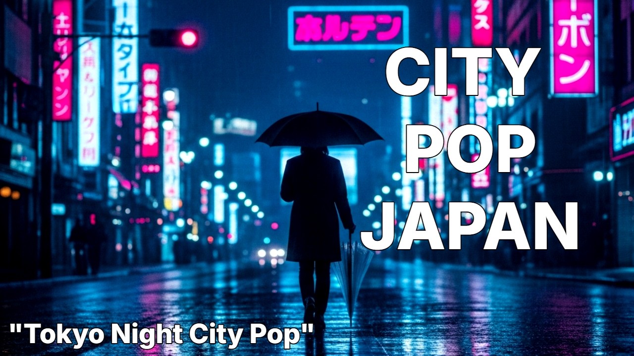 🎶 Tokyo Midnight City Pop 80年代 Summer Romance under Neon Lights and Shibuya Night Sky 🎶