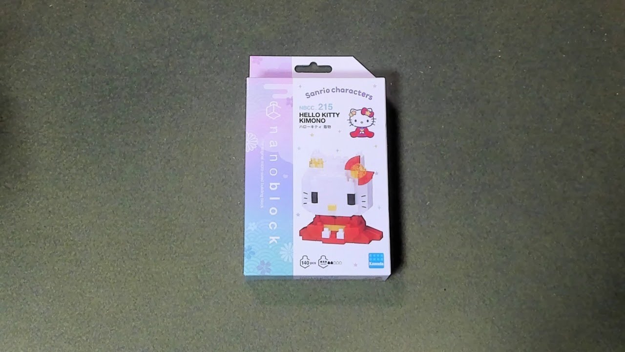 [nanoblock] Hello Kitty Kimono [puzzle]