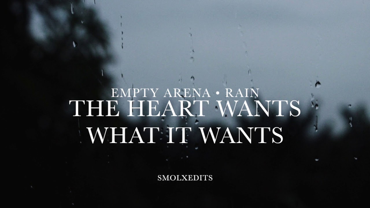 [EMPTY ARENA + RAIN] Selena Gomez - The Heart Wants What It Wants