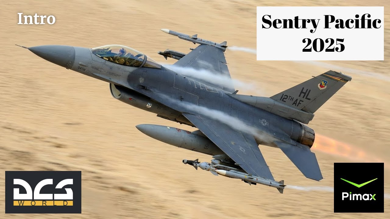 DCS F 16 Sentry Pacific 2025 Intro | VR