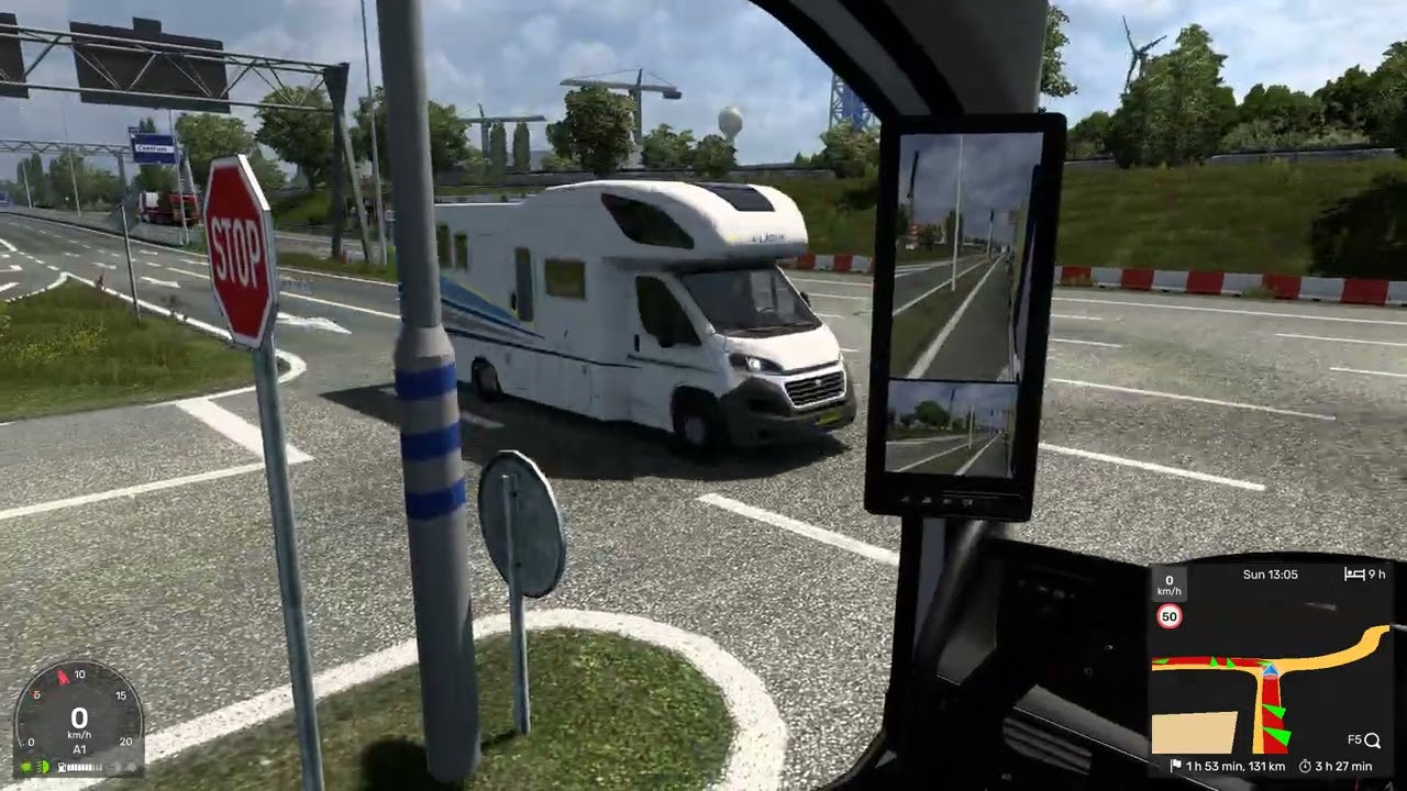 Euro Truck Simulator 2 Delivery cottage cheese from Netherlands to the Belgium (18 t) №1