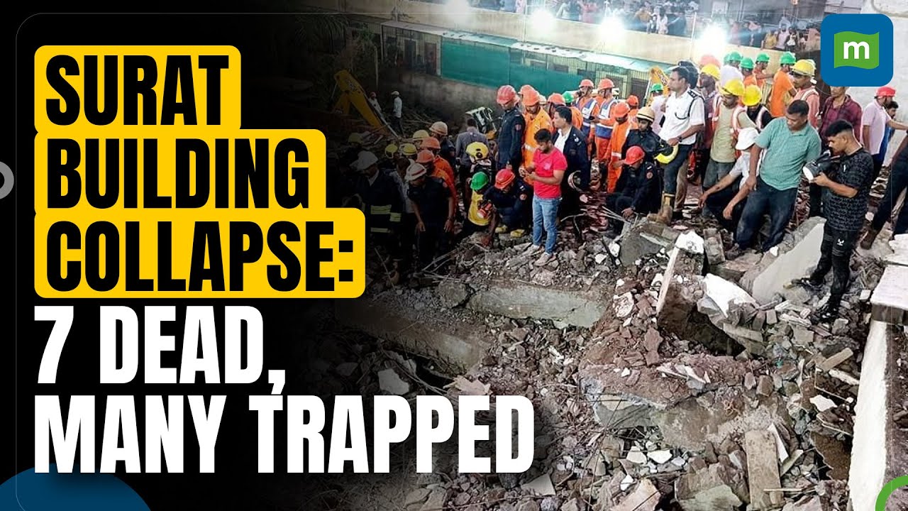 Surat Building Collapse: 7 Killed, Many Feared Trapped As Rescue Operation Underway