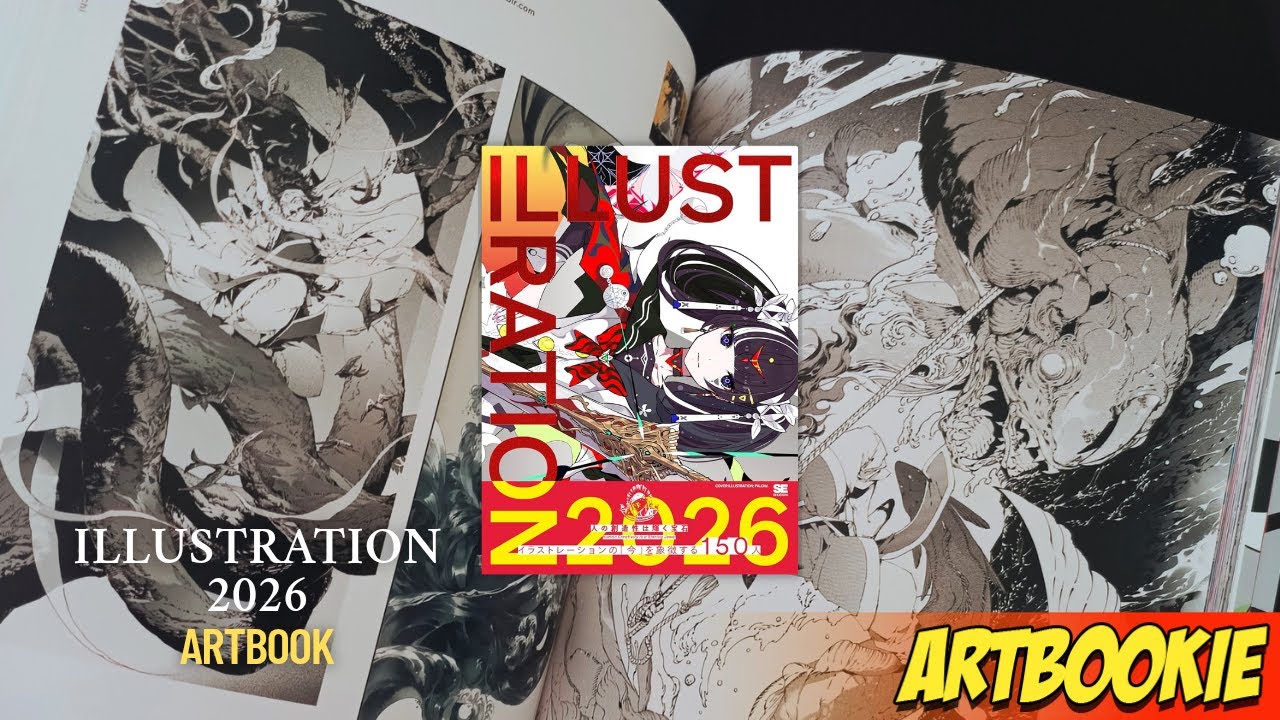 First Upload of the Year! Diving Into ILLUSTRATION 2026 ARTBOOK