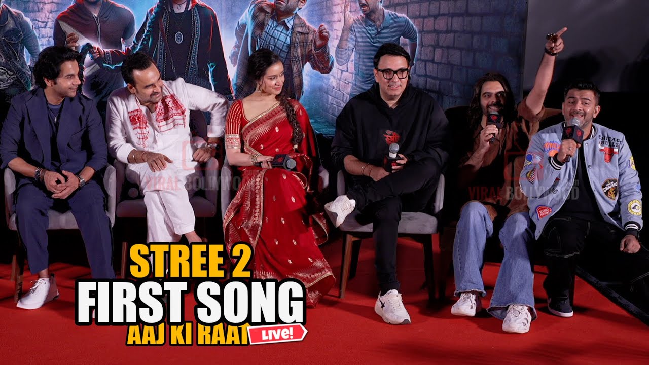 Stree 2 FIRST Song | Aaj Ki Raat | Live Singing by Sachin-Jigar | Shraddha Kapoor, Rajkummar Rao