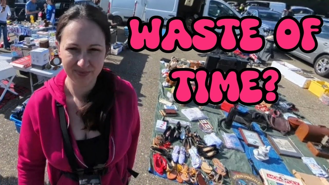 Disappointing day selling at the car boot sale 😬