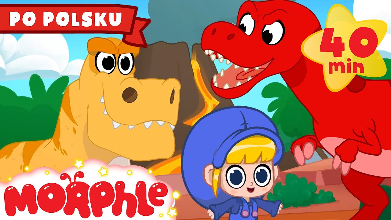 Dinozaury tu i tam ❣️ Magiczny stwór Morphle ❣️ Zabawne bajki dla dzieci po polsku