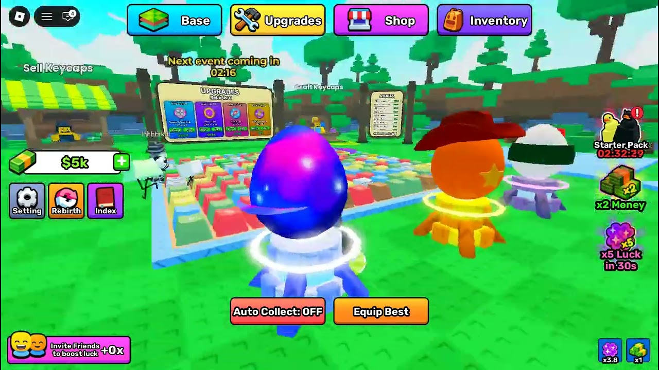 #roblox  collect a keycap