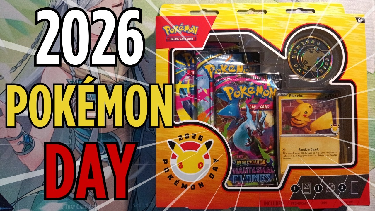 Abriendo cajita del Pokémon Day 2026