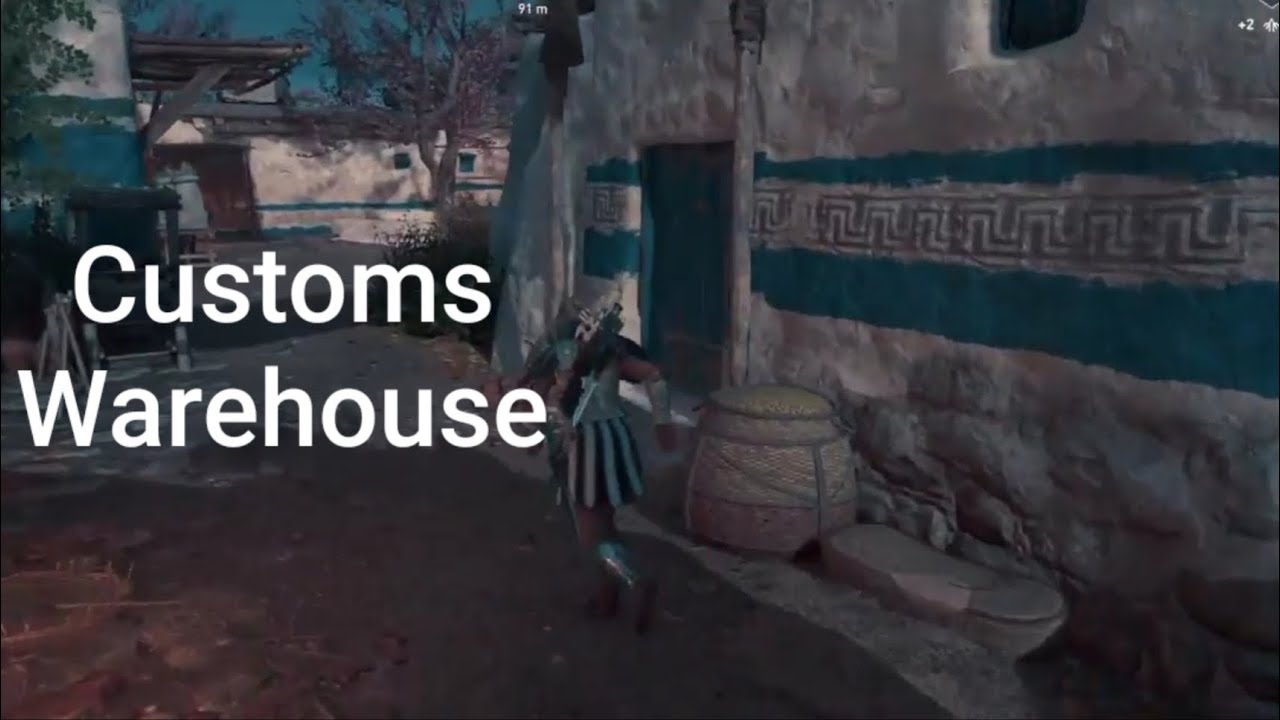 Assassin's Creed Odyssey : Customs Warehouse #  Loot treasure