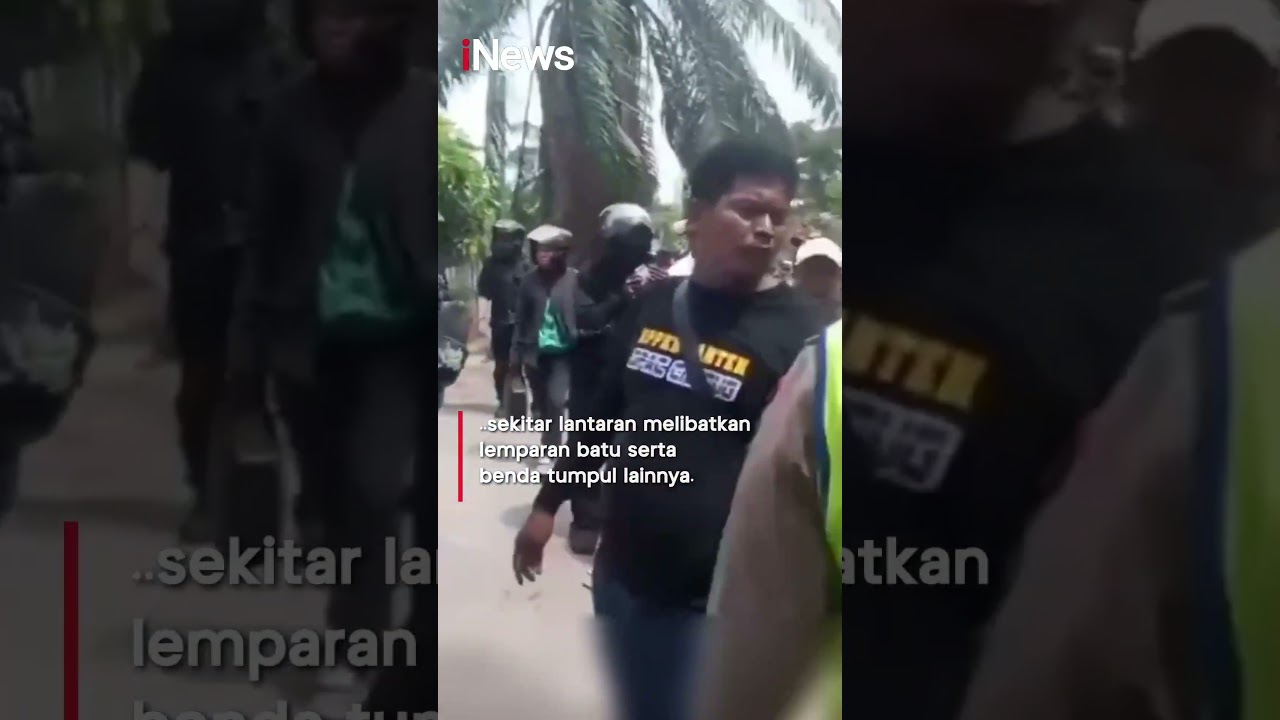 Detik-detik Ormas Bentrok dengan Debt Collector di Cengkareng  #shorts