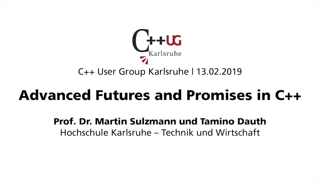 Advanced Futures and Promises in C++