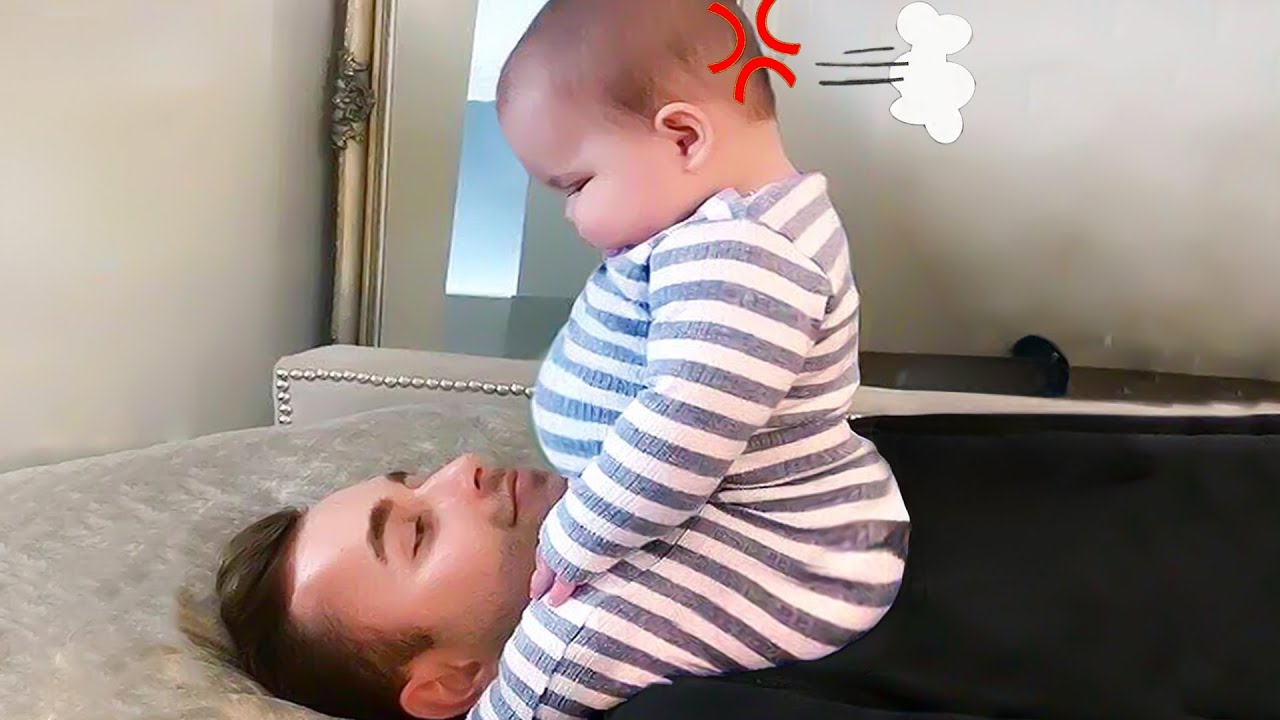 Funny Baby and Precious Moment with Daddy - Funny Baby Video
