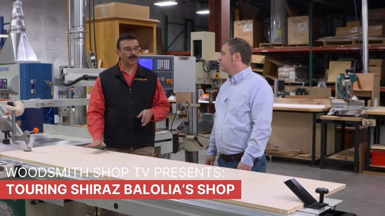 Touring Shiraz Balolia's Woodworking Shop - Grizzly Industrial