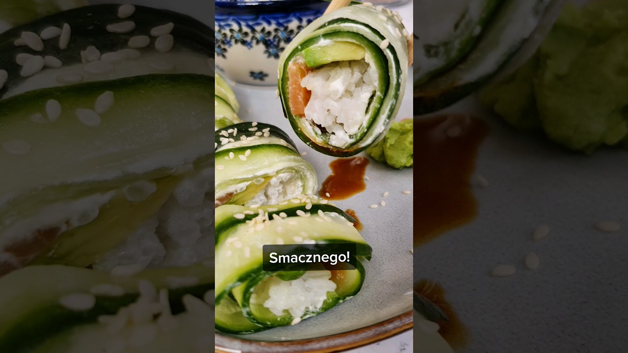 (nie)sushi z ogórka 