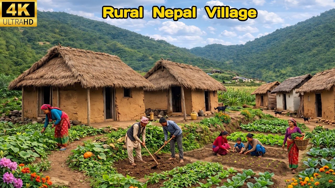 A Village Like Heaven - Nepal Most Beautiful Village in Mountain ⛰️ 