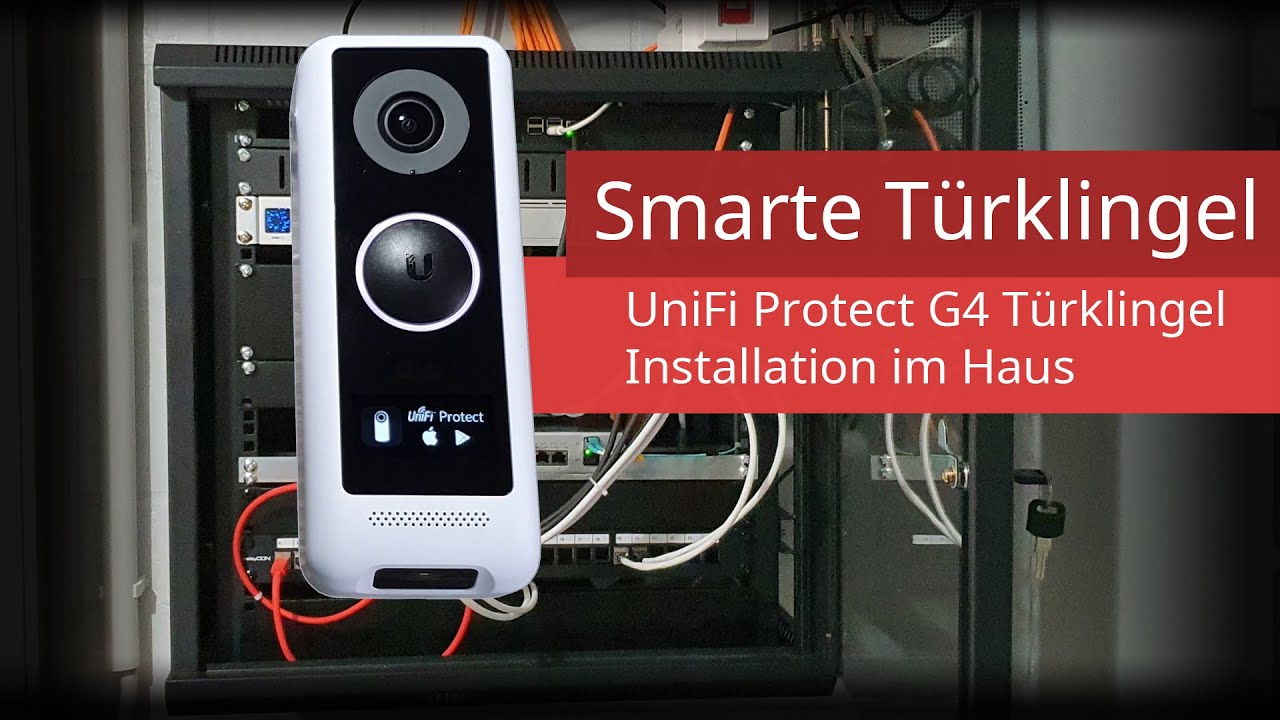 UniFi Protect G4 Türklingel - Installation und Verdrahtung der Komponenten im Haus