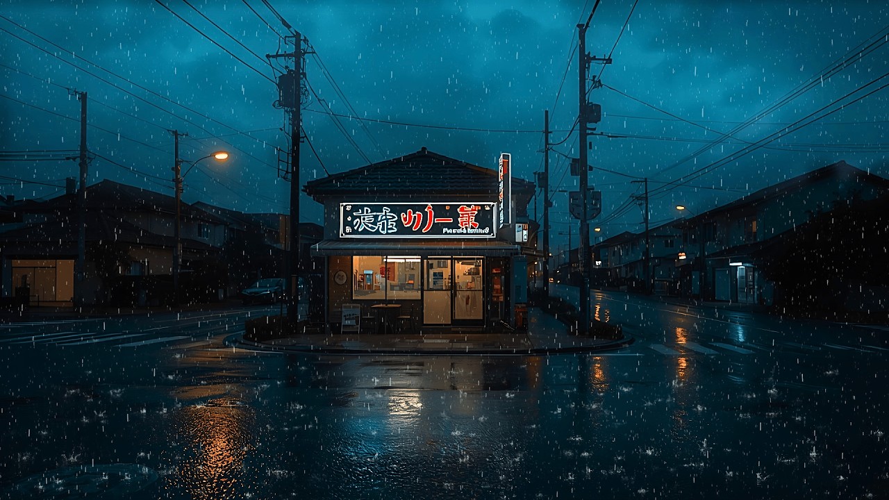 Midnight Rain in Tokyo 🌧️Calm Lofi Beats for Deep Focus, Study & Peaceful Sleep