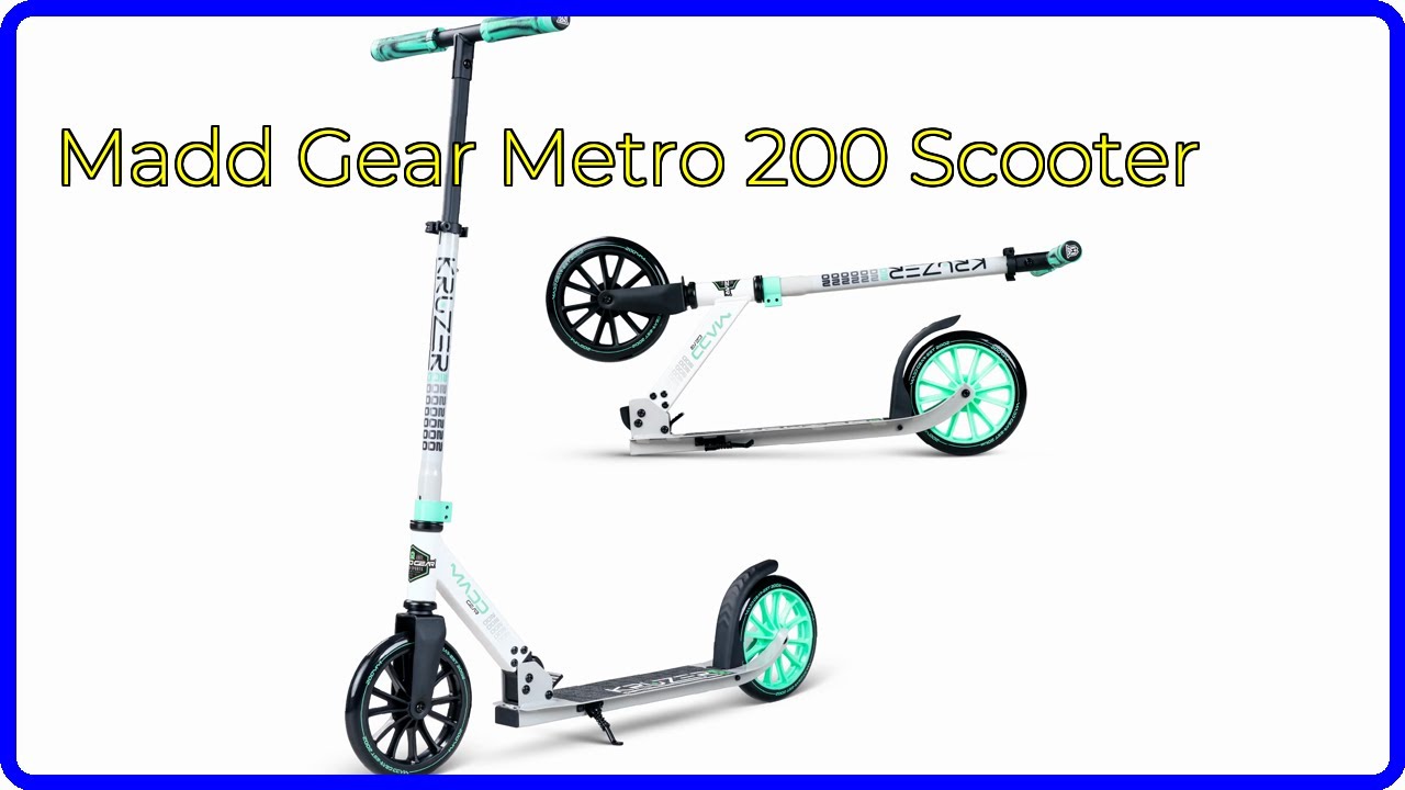 REVIEW (2026): Madd Gear Metro 200 Scooter. ESSENTIAL details.