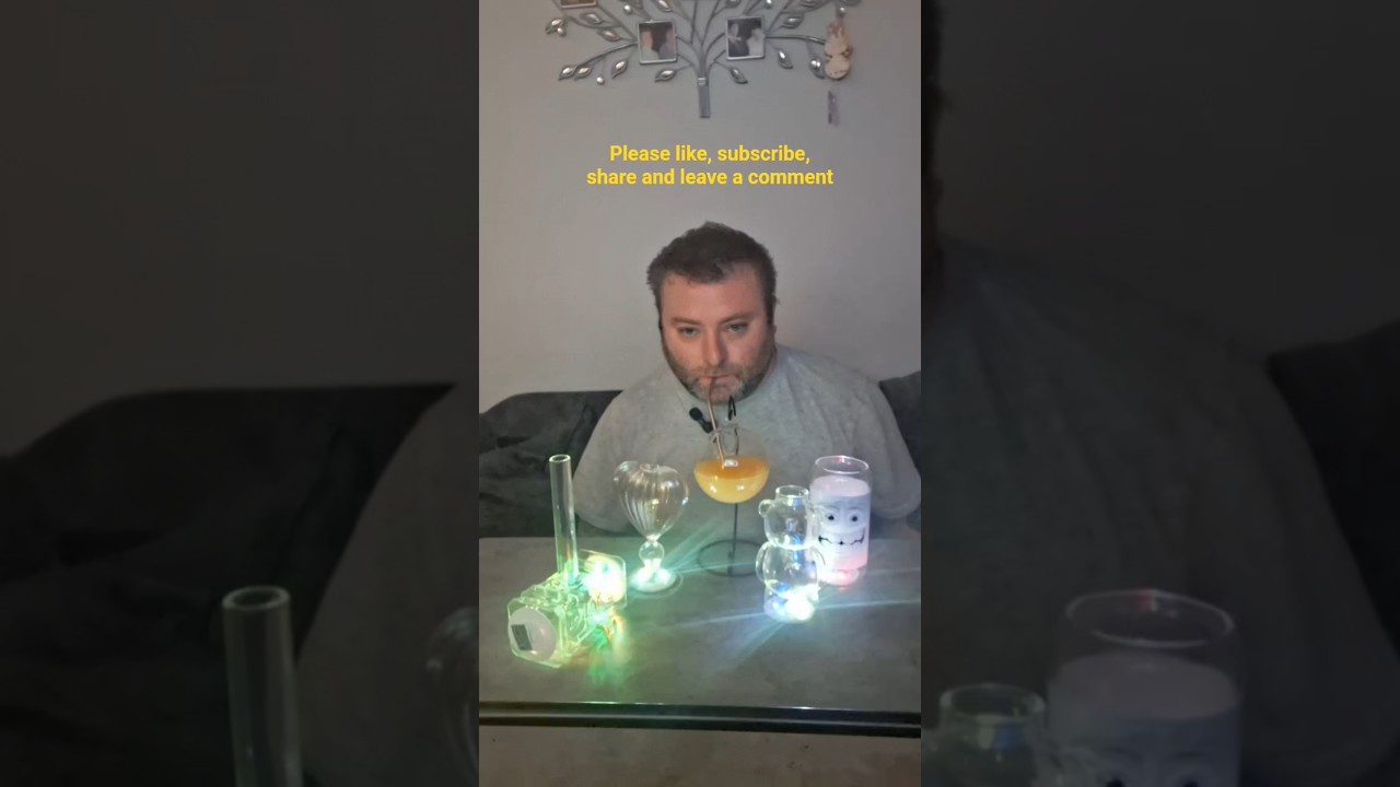 ASMR ice cold orange juice chugg 