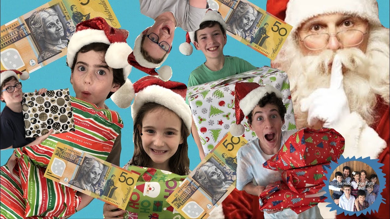 SECRET SANTA at KMART with 6 KIDS $50 each to Spend