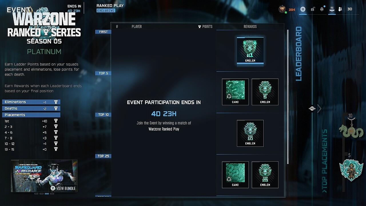 Warzone New Season 5 Ranked Series Event (Challenges & Rewards)