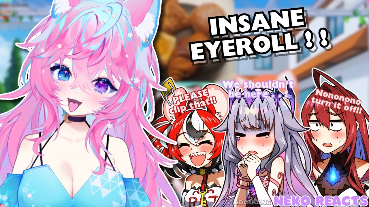 ━☆NEKO REACTS━☆ HOLOGIRLS PANICKING IN 4K ! ! [ HOLOLIVE ]