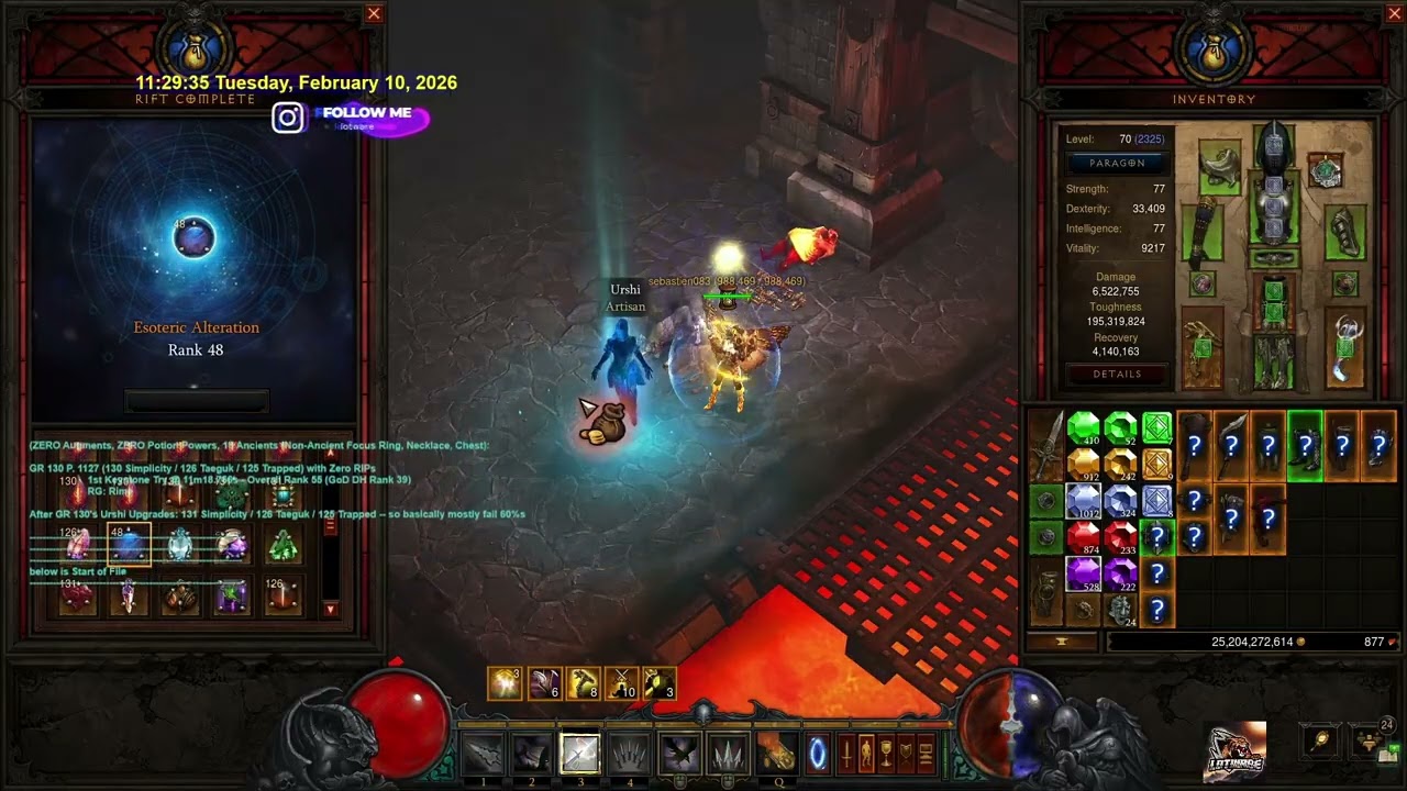D3 10Feb2026 EU- Season 37 - (Part 4 of 4) Duo-DPS 6x GR 125, 1x GR 130, 1x GR 127