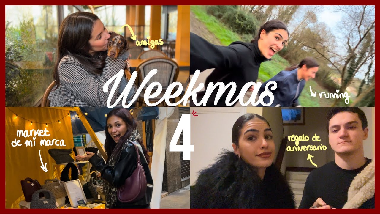 WEEKMAS 4 - una noticia muy especial: me voy a vivir a Londres✨❤️| Cande Sánchez