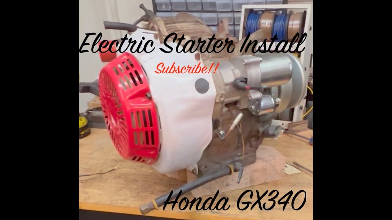Установка электростартера на Honda GX340 (GX390, Predator 420)