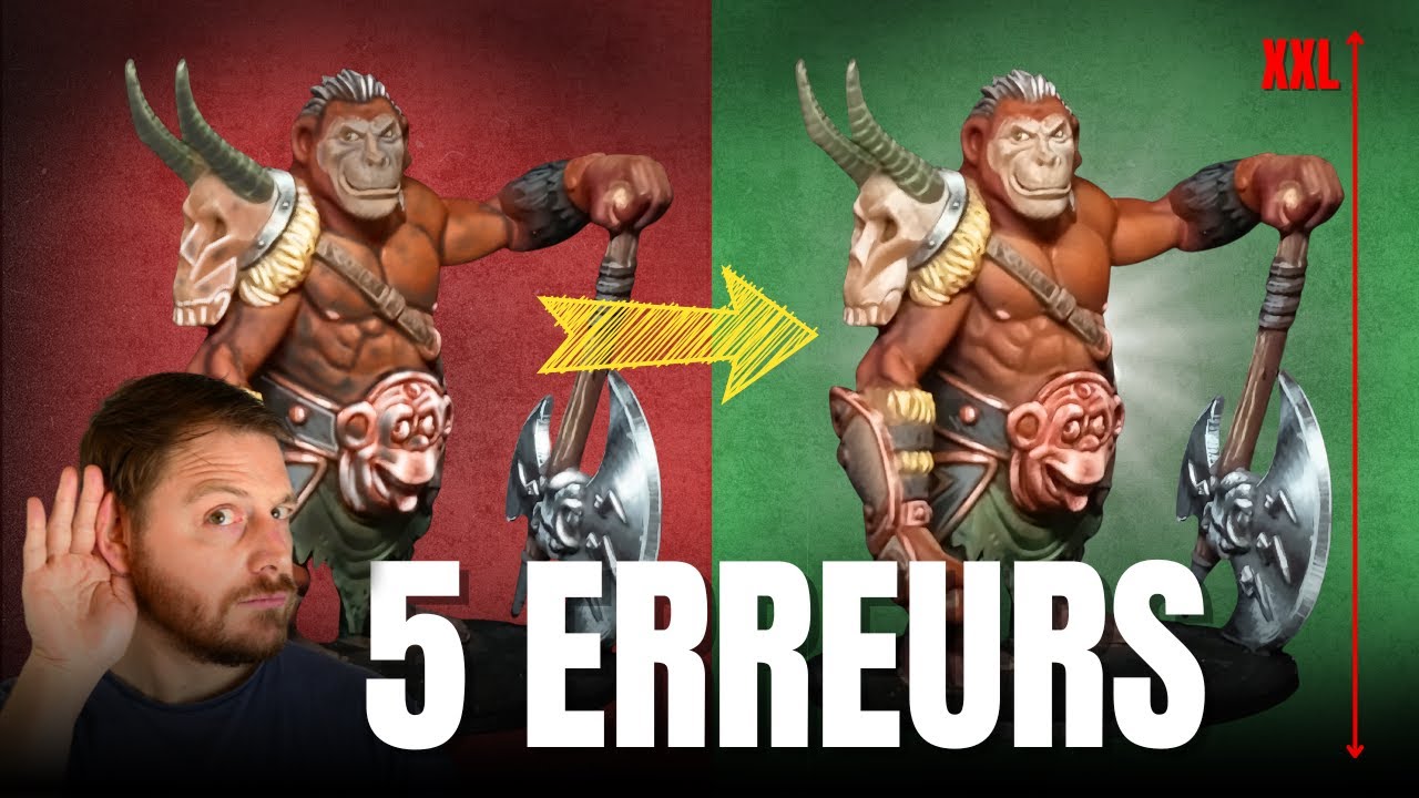 Ce n’est pas ton NIVEAU qui gâche tes GRANDES figurines !