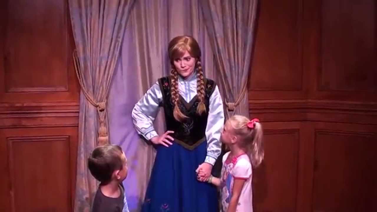 Miranda and Timmy Meet Anna from Frozen