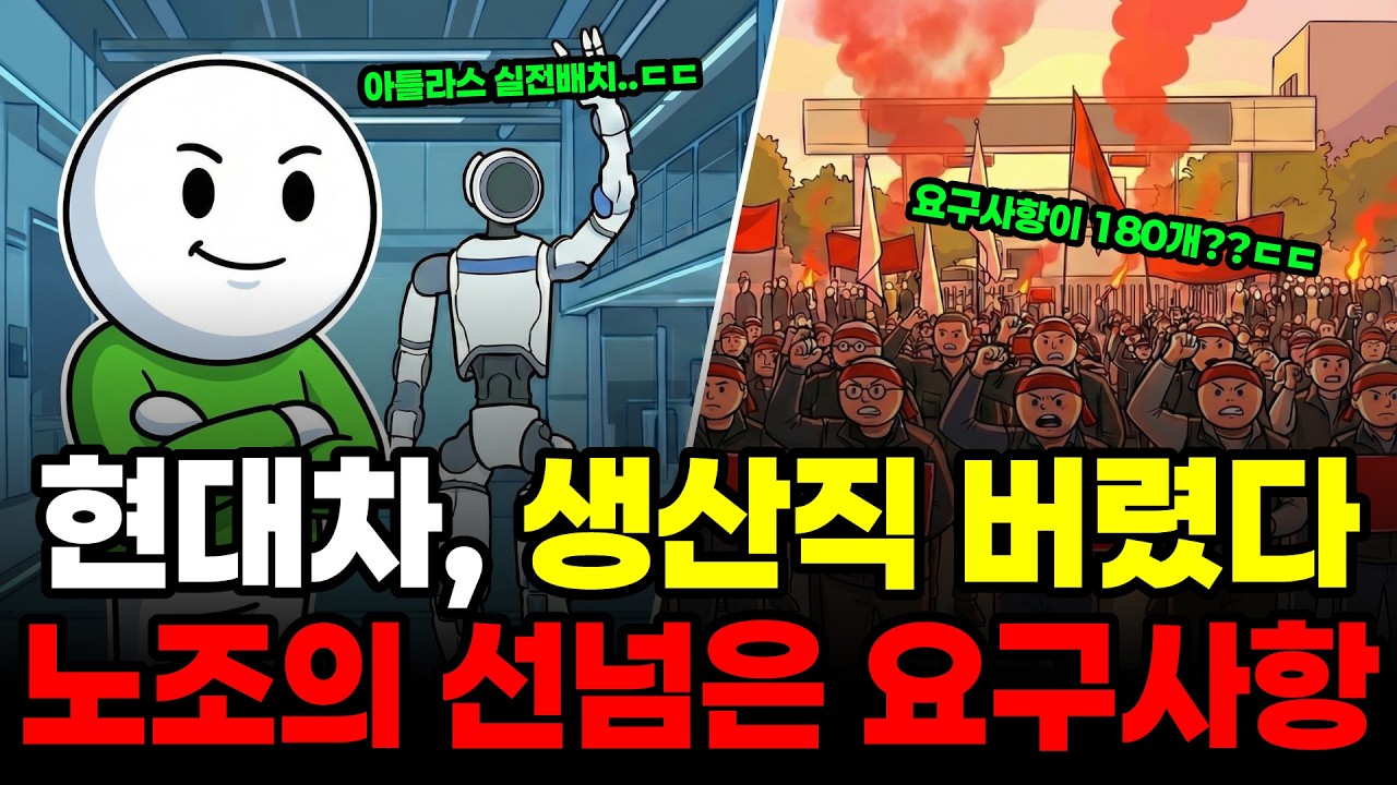 도대체 뭘 요구했길래? 현대차가 생산직을 버리게 만든 결정적 이유