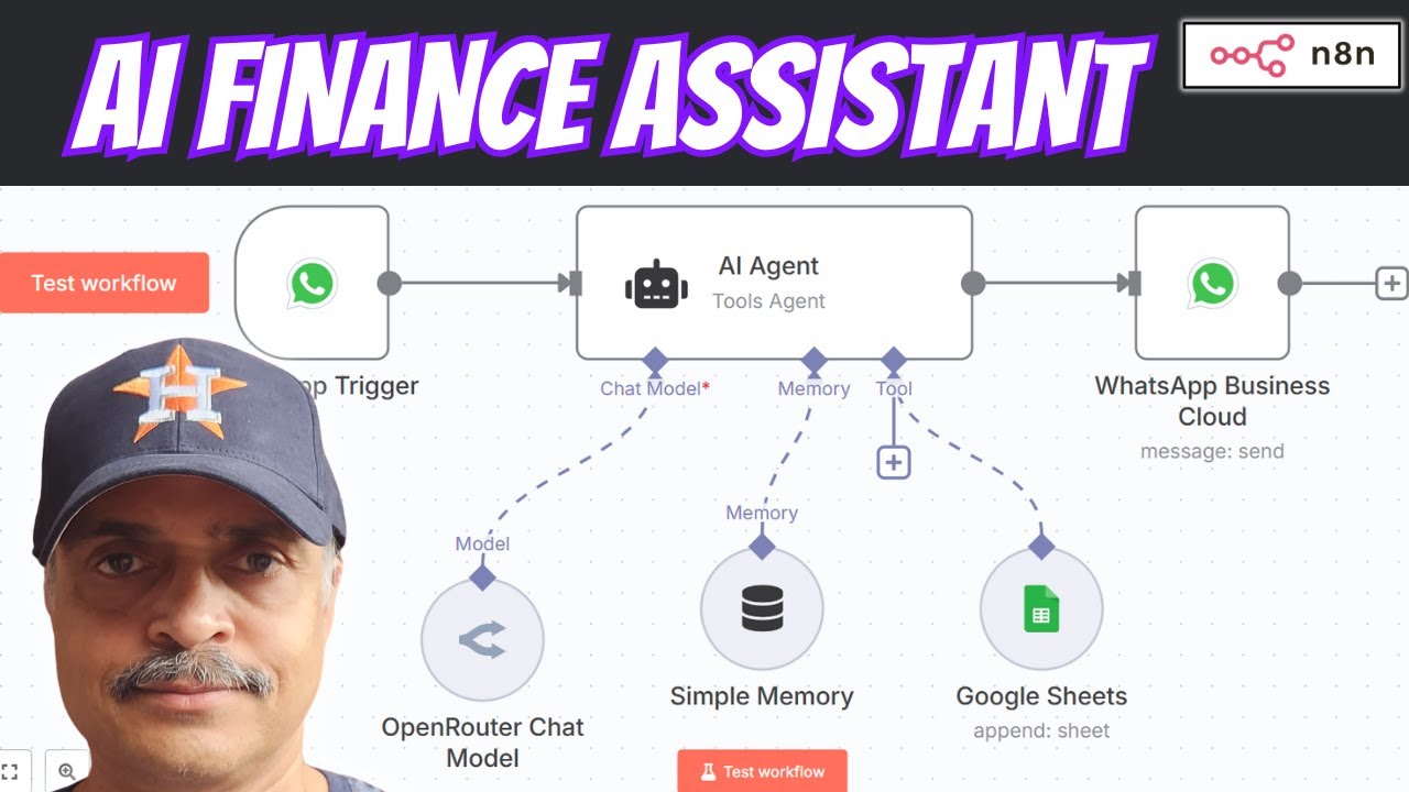 I Built An AI Accountant Using WhatsApp, n8n & Google Sheets