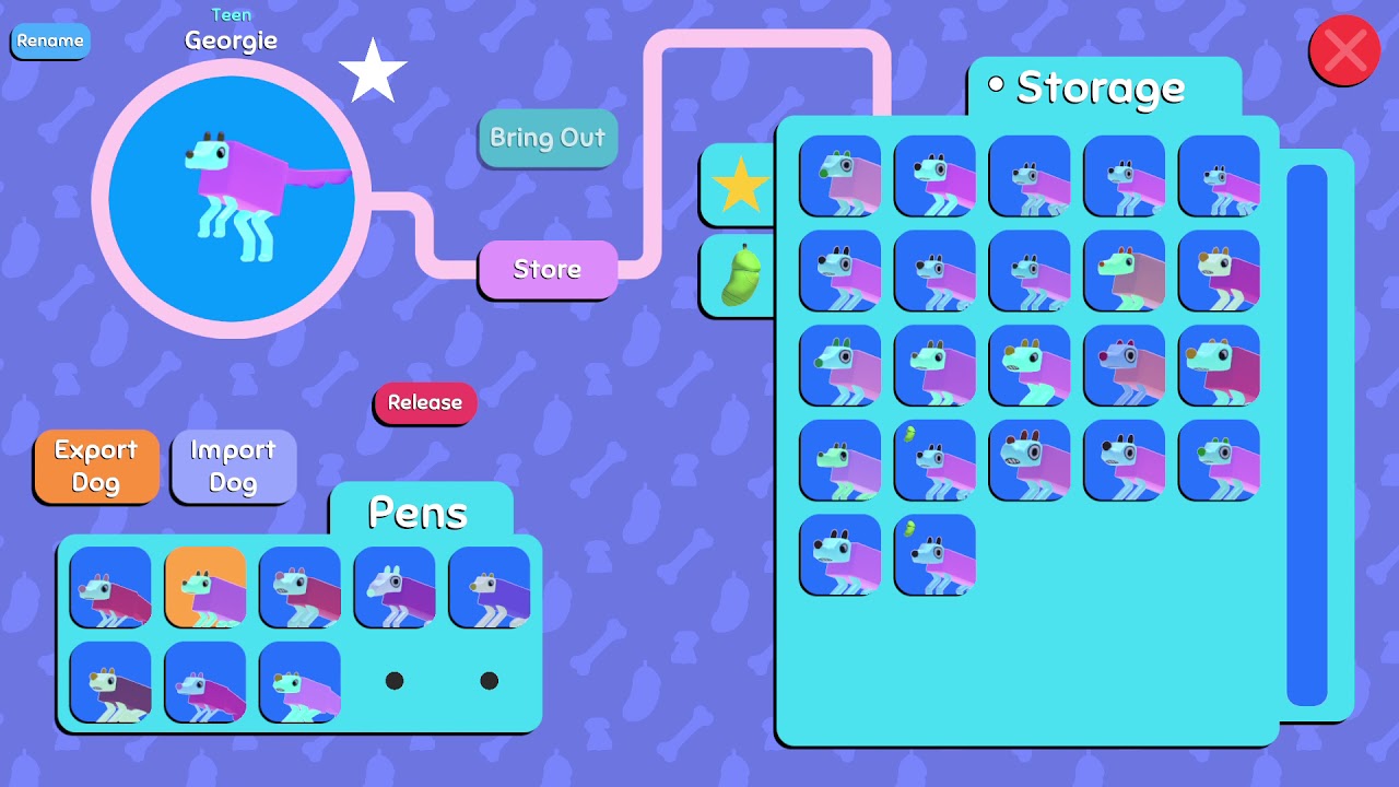 Free wobbledogs with tails