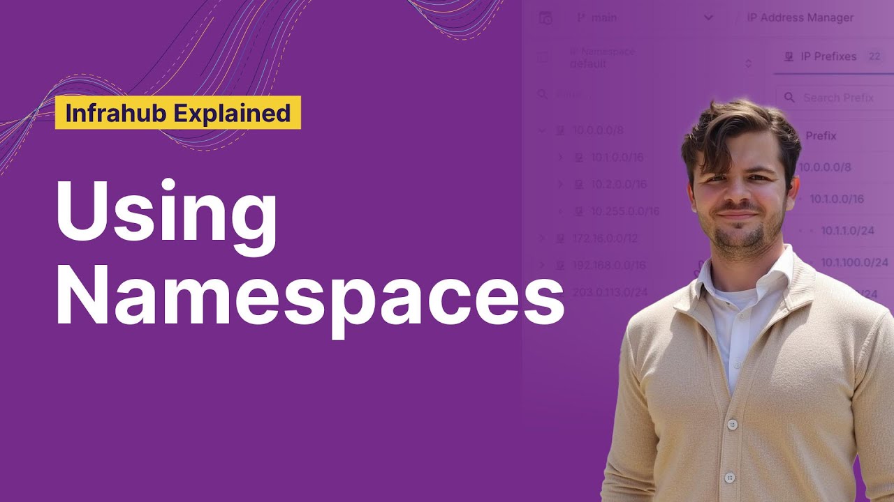 Use Namespaces to Manage Overlapping IP Space in Infrahub