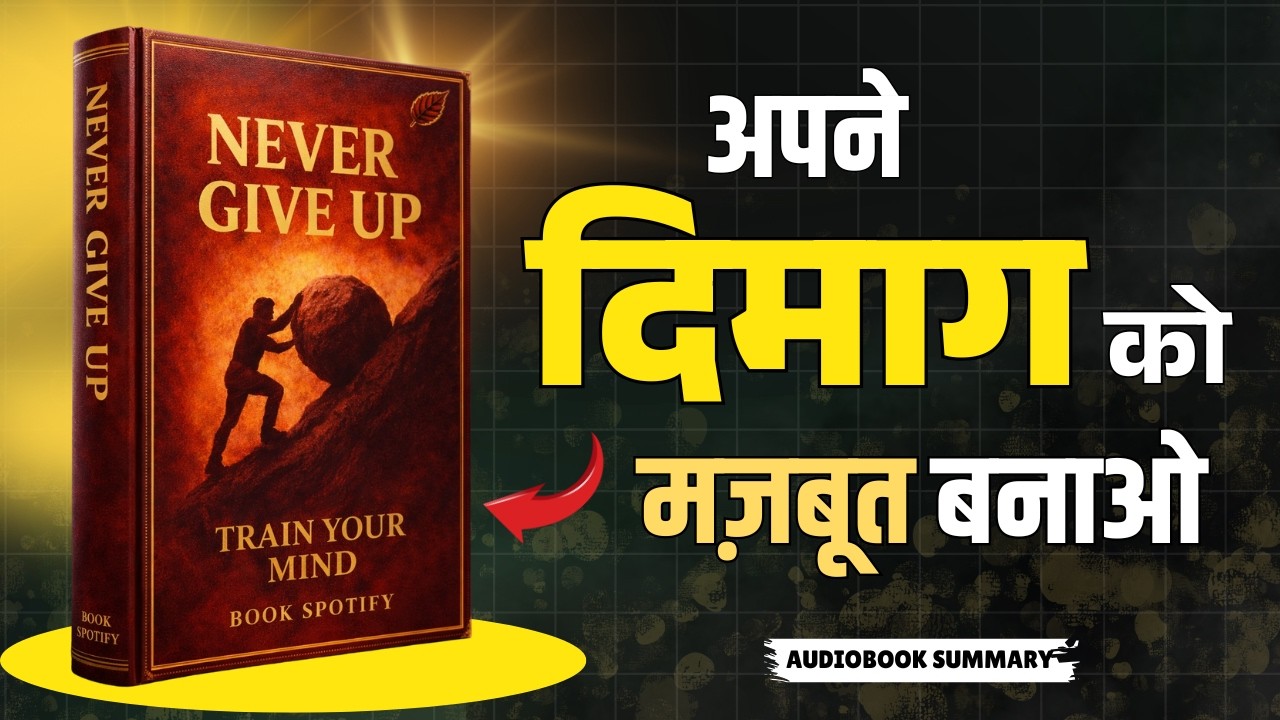 Train Your Mind To Never Give Up | Self Discipline Guide | Book Summary in hindi | Audiobook