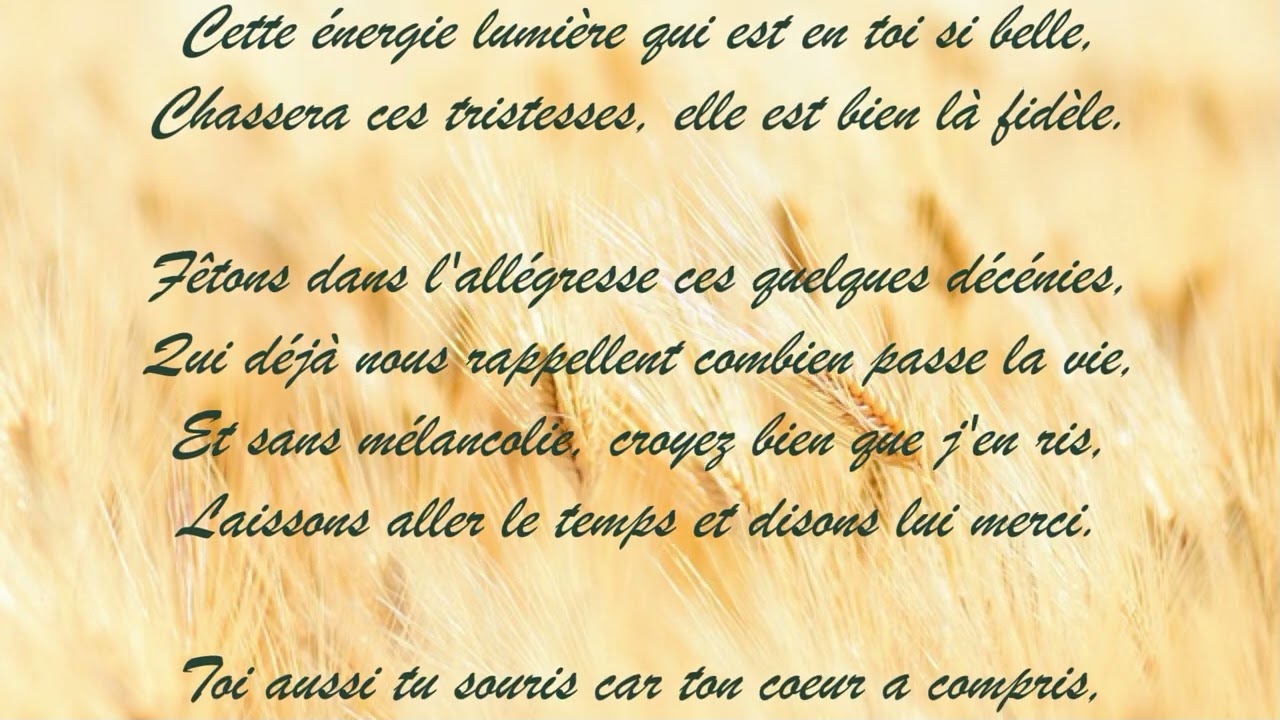 A ma fille
