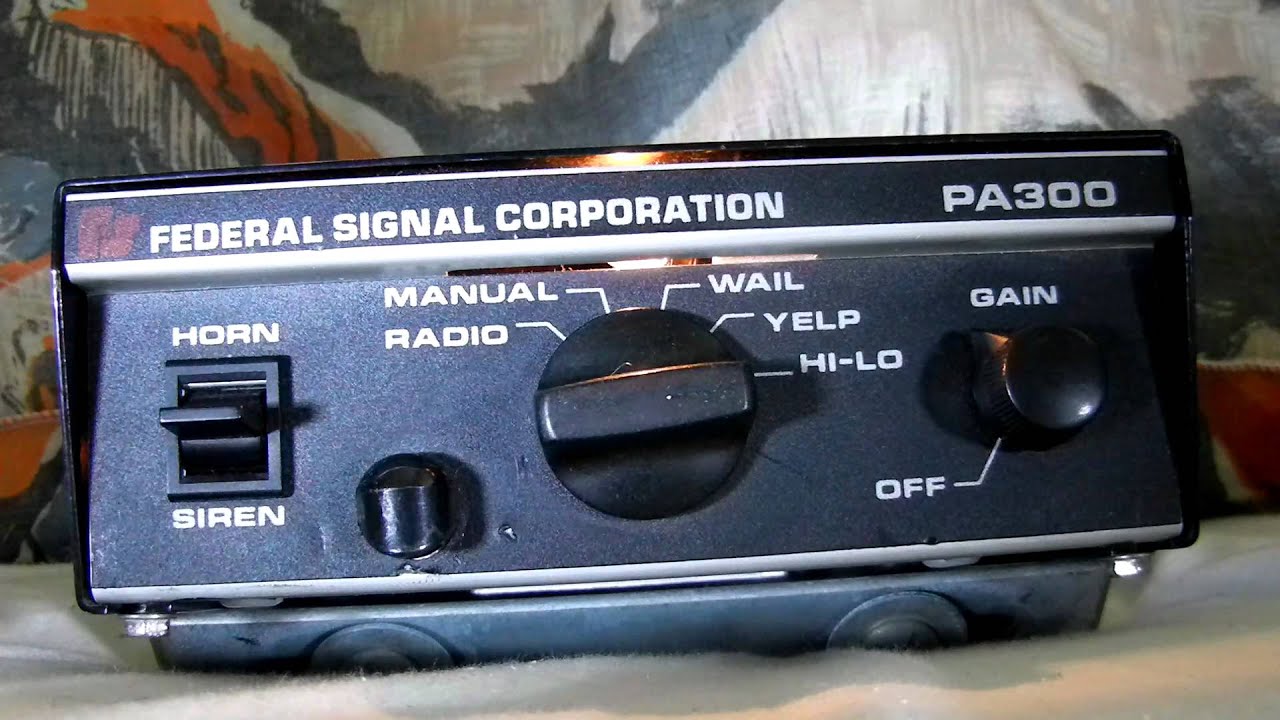 FEDERAL SIGNAL PA300