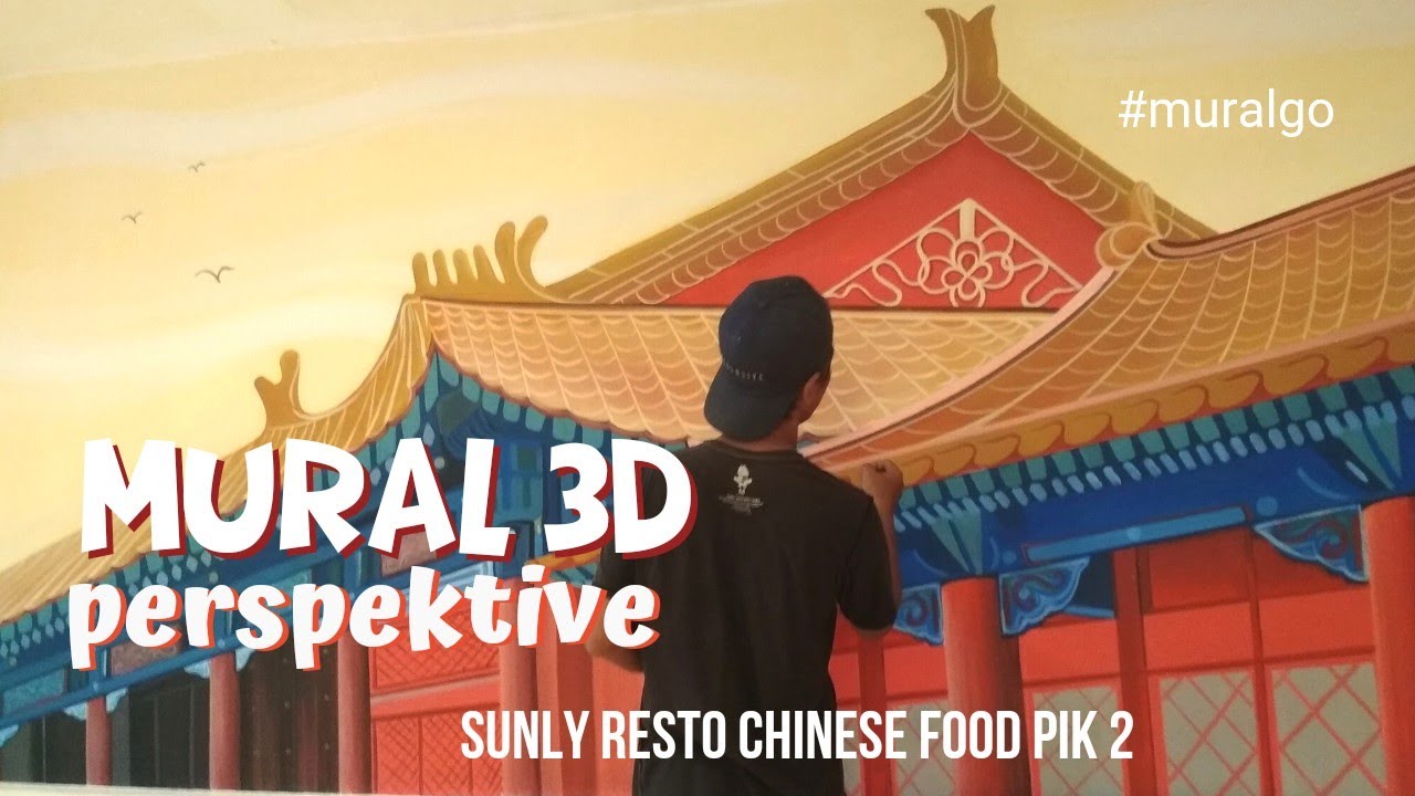 Mural Kota Tua Shanghai #mural #lukisdinding #mural3d