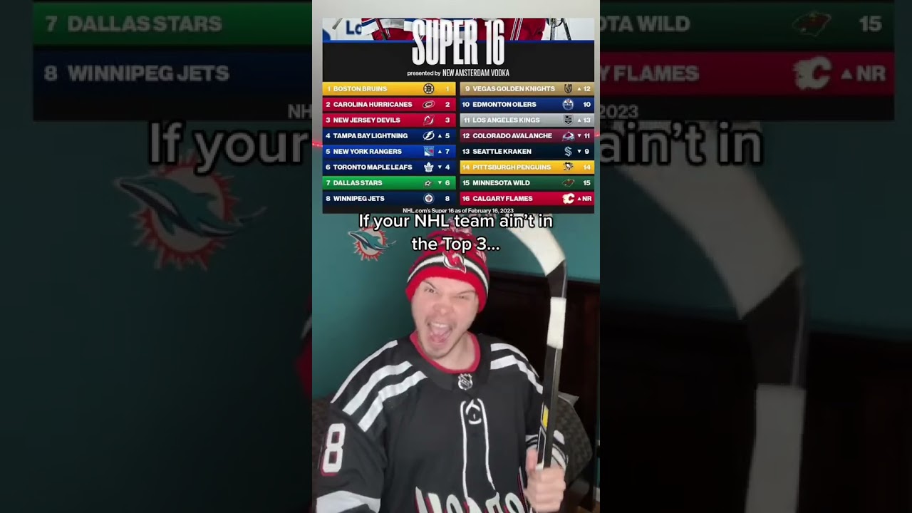 If Your NHL Team Ain&rsquo;t In The Top 3 🤐 #nhl #hockey #nhlhockey #njdevils #nhlshorts