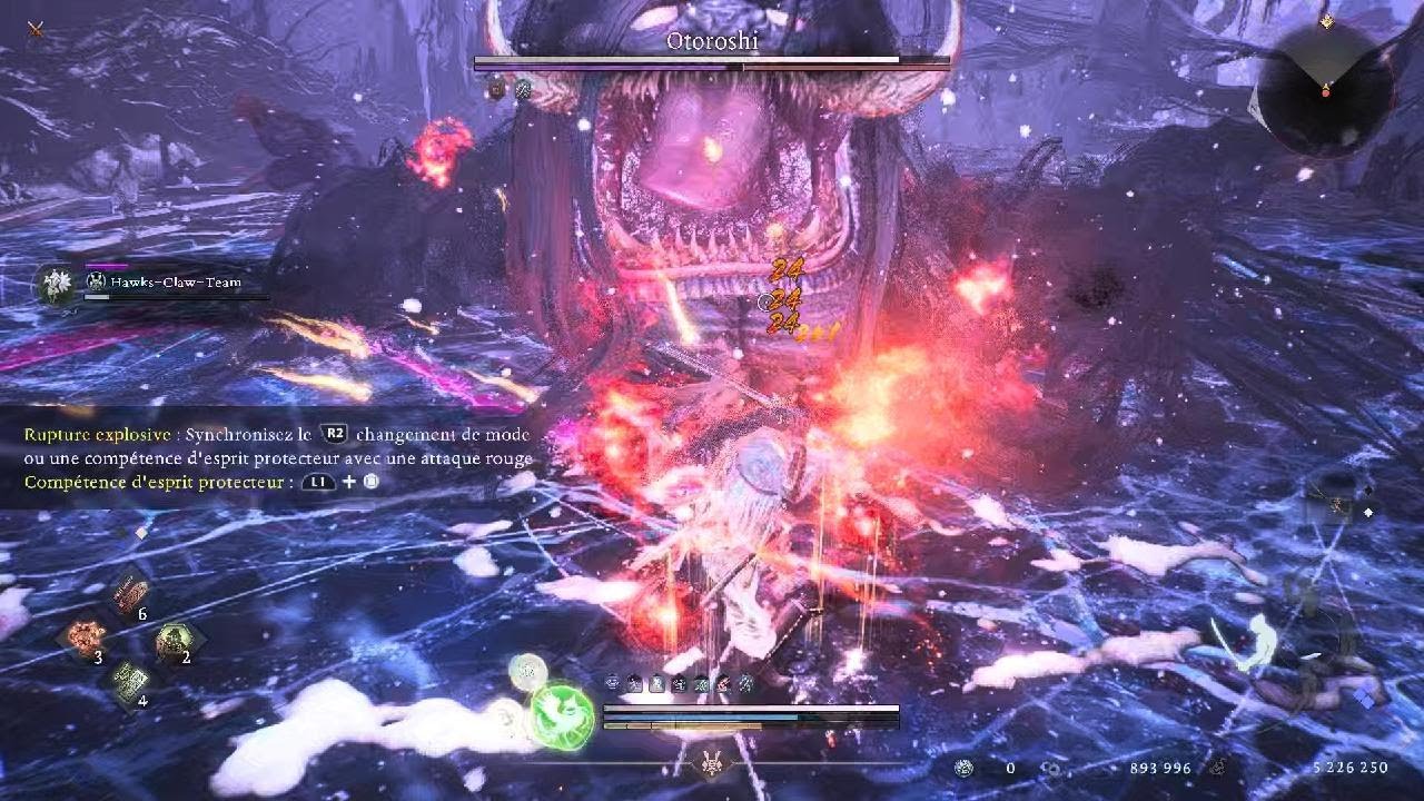 Nioh 3_Battre Otoroshi, en NG+.