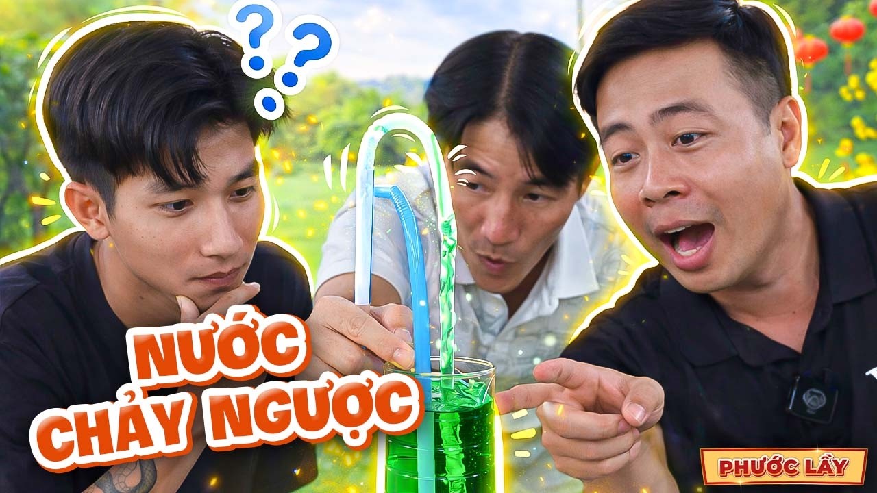 Thử Thách Làm Nước Chảy Ngược Liệu Có Làm Khó 3 Cậu Cháu? | Phước Lầy