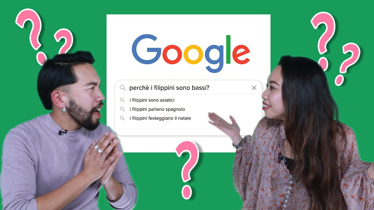Italo-filippini rispondono alle domande più cercate su Google sulle persone filippine