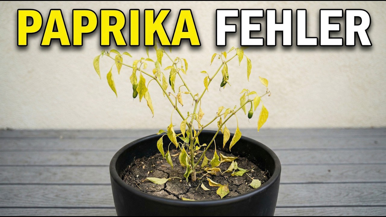 Der Paprika-Fehler, der dich HUNDERTE Früchte kostet